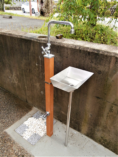 オシャレな水場登場！